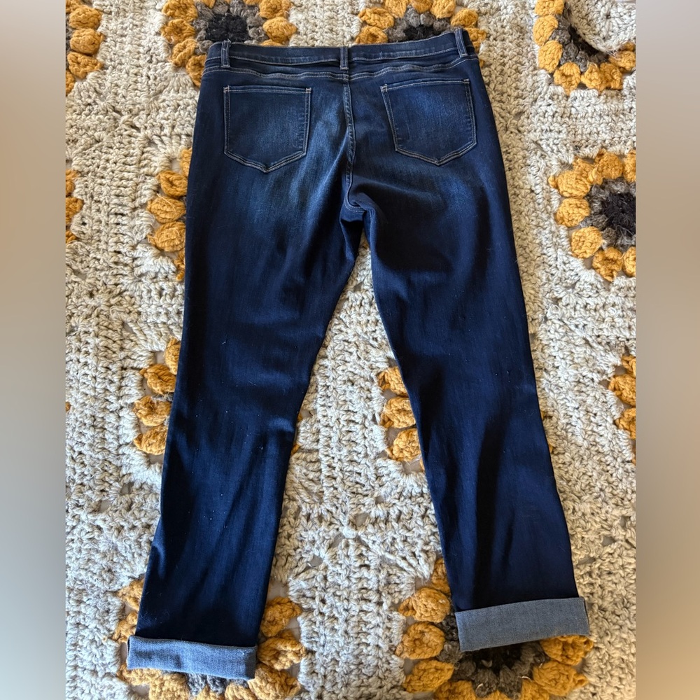 New York & Company Navy Skinny Jeans - Picture 2 of 3